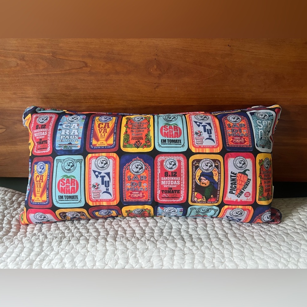 New Sardine pop art accent pillow